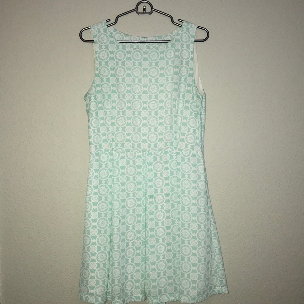 Beautiful baby blue dress with matching cardigan